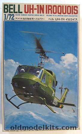 Fujimi 1/72 Bell UH-N Iroquois - Twin Engine Helicopter  US Marines HMM-262, 7A27 plastic model kit